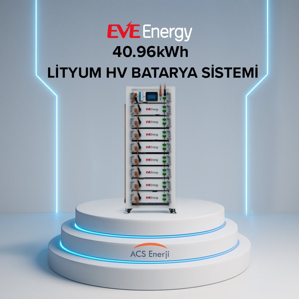 EVE 40.96kWh LİTYUM HV (YÜKSEK VOLTAJ) BATARYA SİSTEMİ
